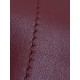 THE ROW Soft Margaux 15 Bag in Leather Burgundy/Silver Hardware