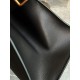 THE ROW Soft Margaux 12 Bag in Leather Black/Gold Hardware