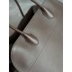 THE ROW Soft Margaux 12 Bag in Leather Brown/Silver Hardware