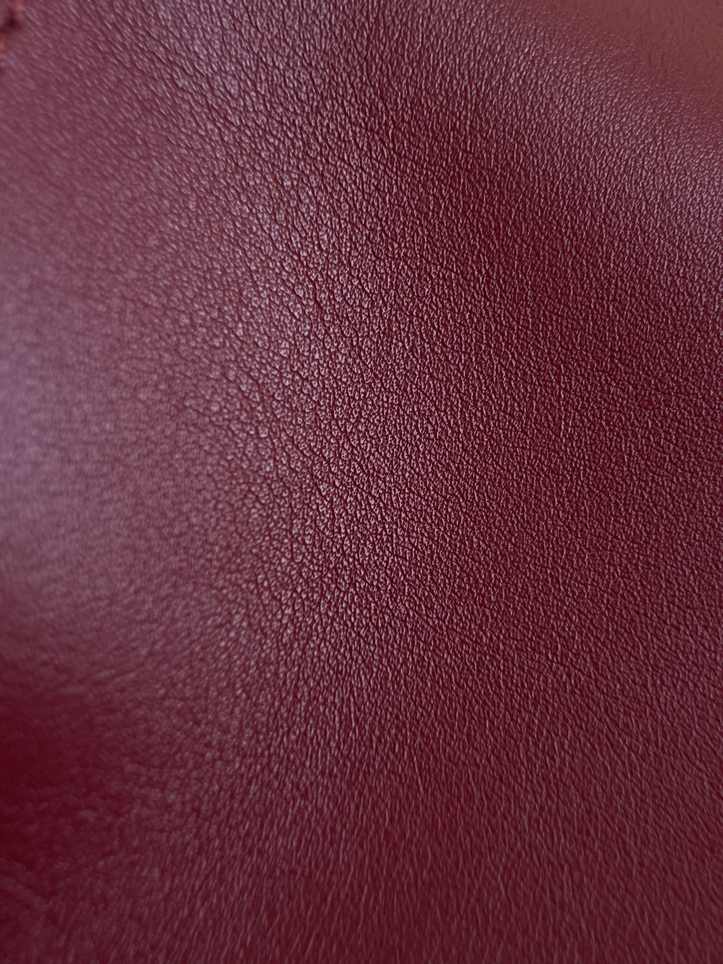 THE ROW Soft Margaux 12 Bag in Leather Burgundy/Silver Hardware