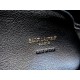 SAINT LAURENT LE 5 À 7 supple baby bag in grained leather Black